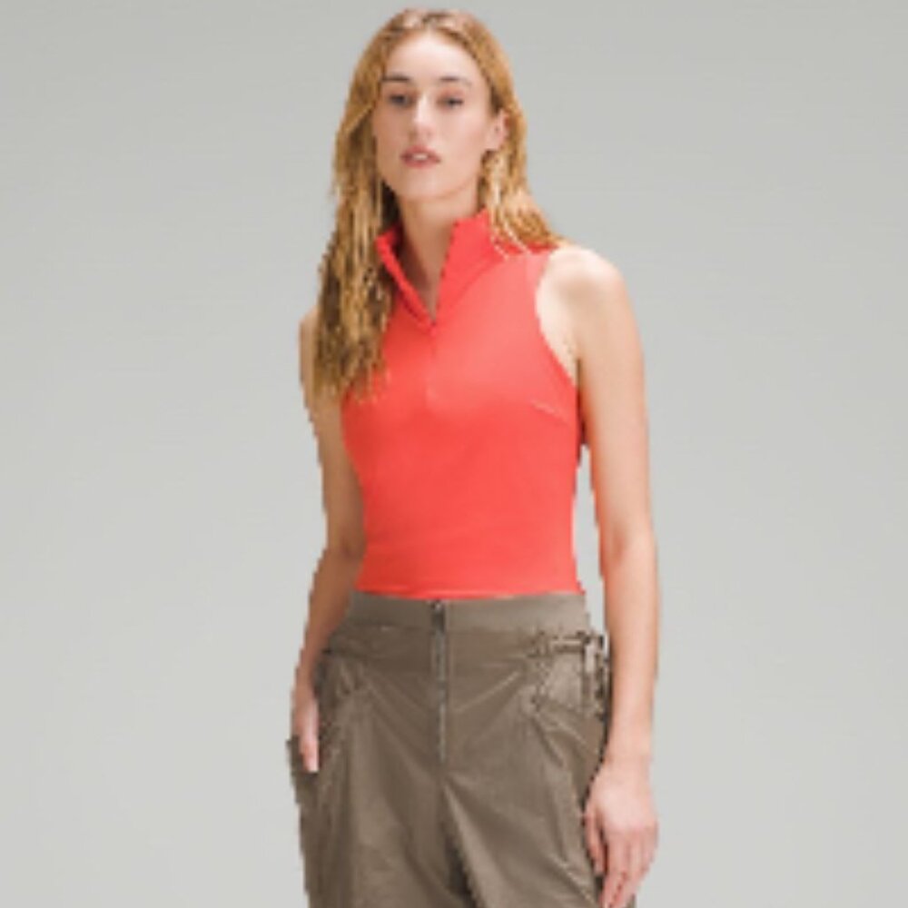 Lululemon Half Zip Tank Top